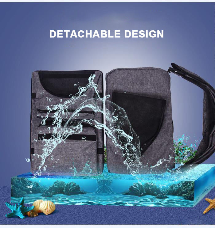Poussette détachable extérieure se pliante de luxe 600D 36KG de toile de transporteur d'animal familier