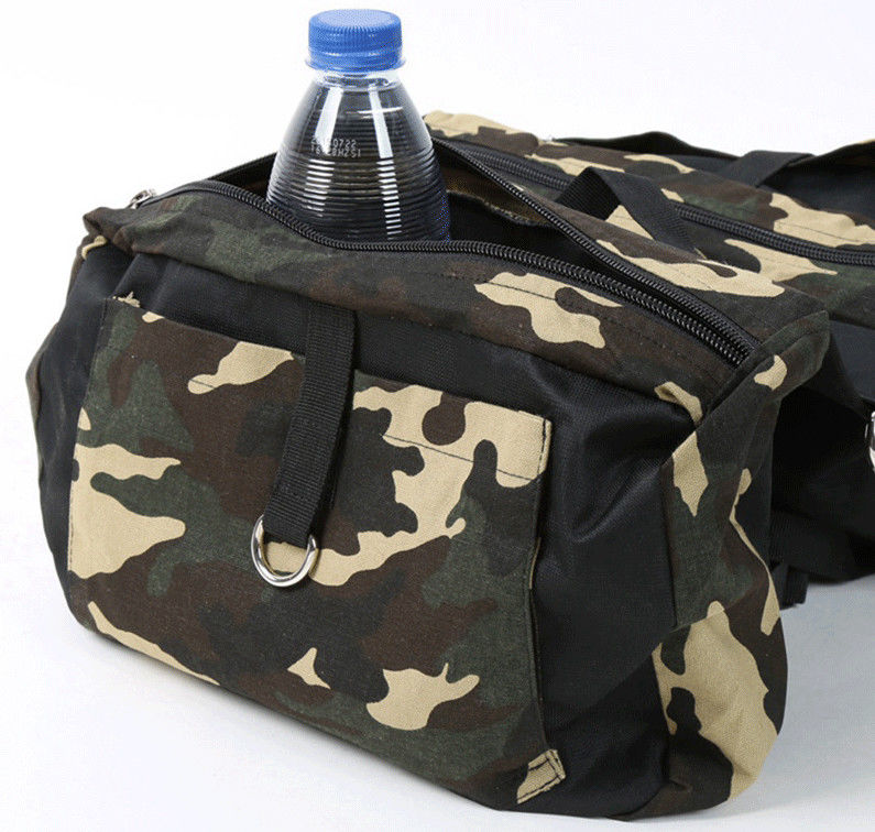 Sac à dos réglable de chien de chasse de sac de harnais de sac à dos d'individu de chien de camouflage pour le grand chien