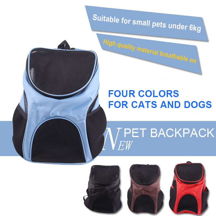 Sac à dos confortable de transporteur de chien de chats de voyage de mode respirable