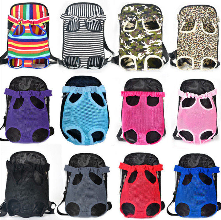 Jambes hors des mains Front Dog Carrier Backpack Travel réglable libre pour le petit chiot moyen