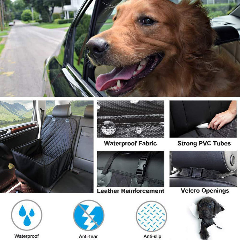 Voiture Seat portative de propulseur de chien de surclassement avec l'agrafe sur la laisse 1000g imperméable de sécurité