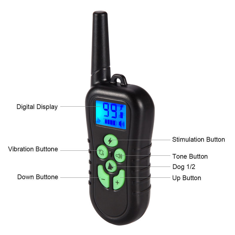 Collier réglable de formation de chien de choc vibratoire d'animal familier de produits électriques de formation avec 340g à distance