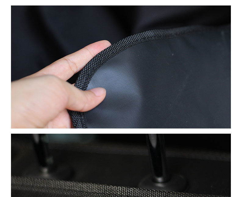 Tapis imperméable durable de Seat de voiture de chien noir de l'hamac 900g de chien de siège arrière de camion