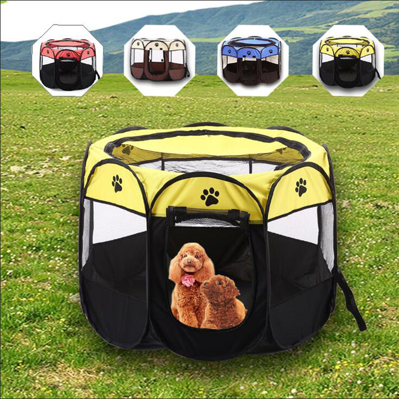 le parc pliable du chiot 900g avec le chenil d'exercice de housse de transport poursuit des chats d'intérieur/extérieurs
