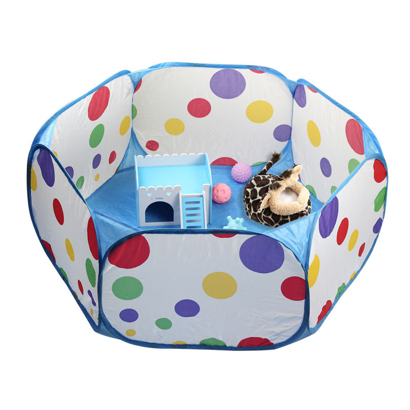 Tente animale 40X85cm de cage de parc pliable portatif en nylon d'animal familier de yard d'exercice petite