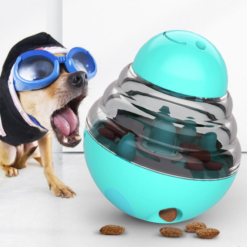 Chien et Cat Toy lents de bol de nourriture de puzzle de cuvette de chiot de conducteur de conteneur d'aliment pour animaux familiers 	10*10*12.5cm