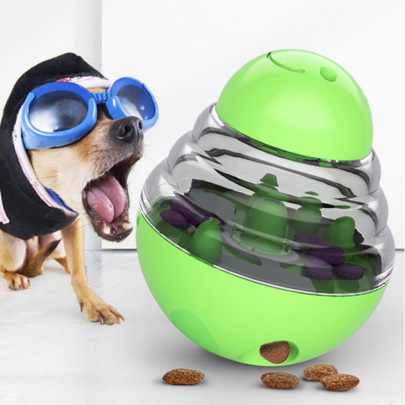 Chien et Cat Toy lents de bol de nourriture de puzzle de cuvette de chiot de conducteur de conteneur d'aliment pour animaux familiers 	10*10*12.5cm