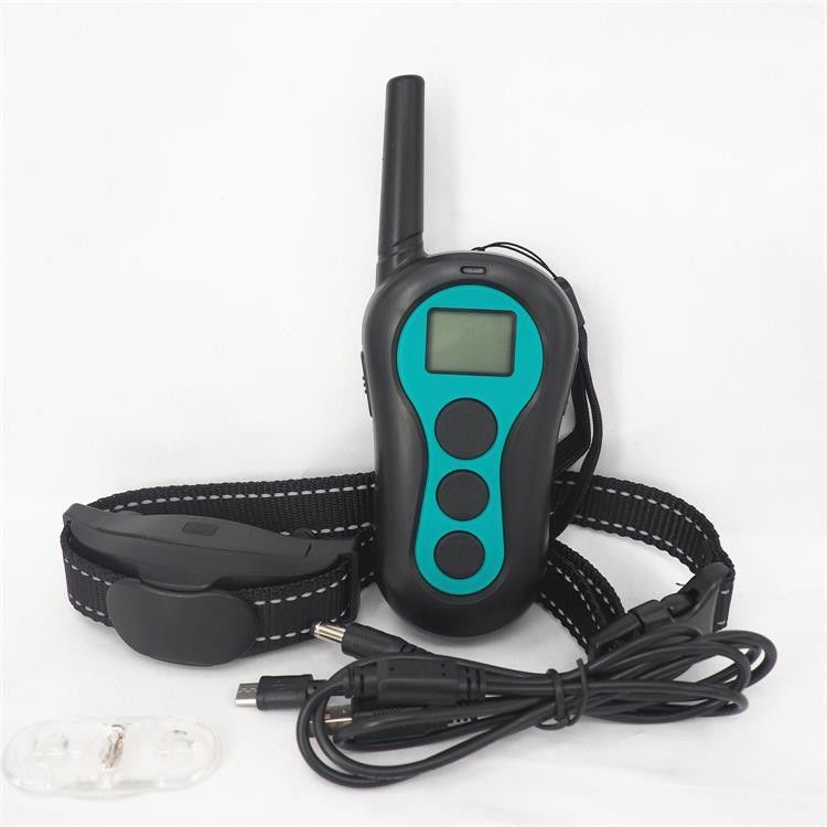 Collier à télécommande de décharge électrique d'animal familier de produits rechargeables imperméables de formation pour des chiens
