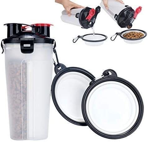 Bouteille d'eau portative de chien de preuve de fuite de voyage d'animal familier de Hallupets pour augmenter la marche