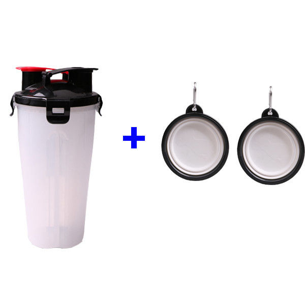 Bouteille d'eau portative de chien de preuve de fuite de voyage d'animal familier de Hallupets pour augmenter la marche