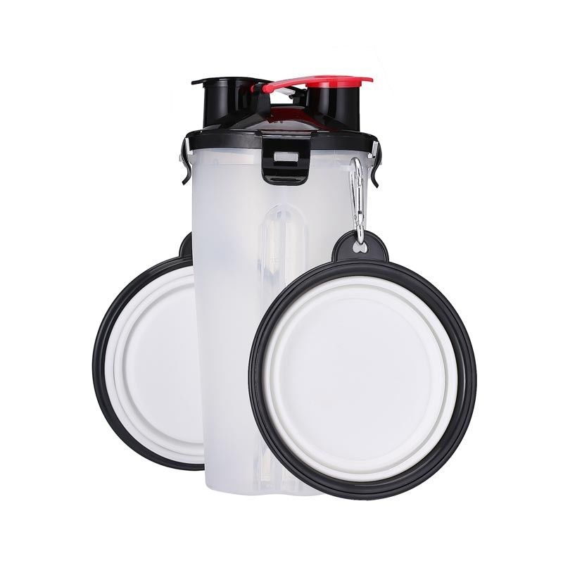 Bouteille d'eau portative de chien de preuve de fuite de voyage d'animal familier de Hallupets pour augmenter la marche