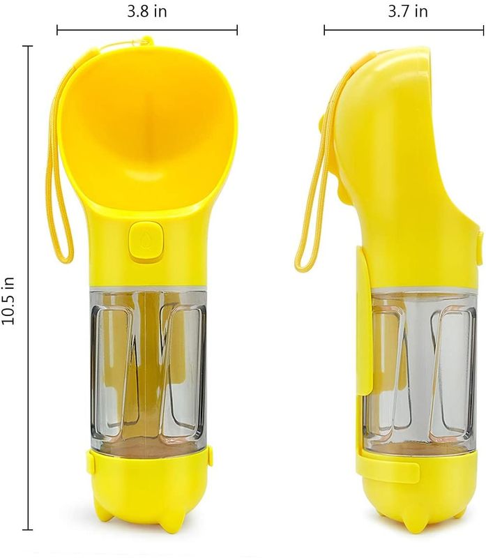 Support potable de sac de déchets de la bouteille 300ML de chien portatif