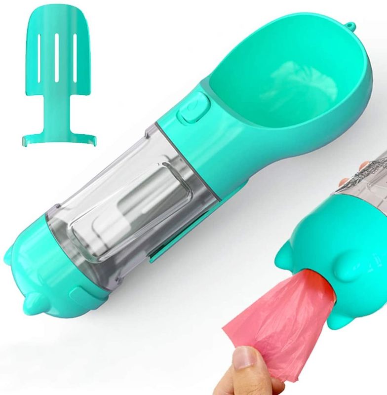 Cuvette potable des chiens 500ML de voyage de bouteille d'eau de tasse d'animal familier portatif de distributeur