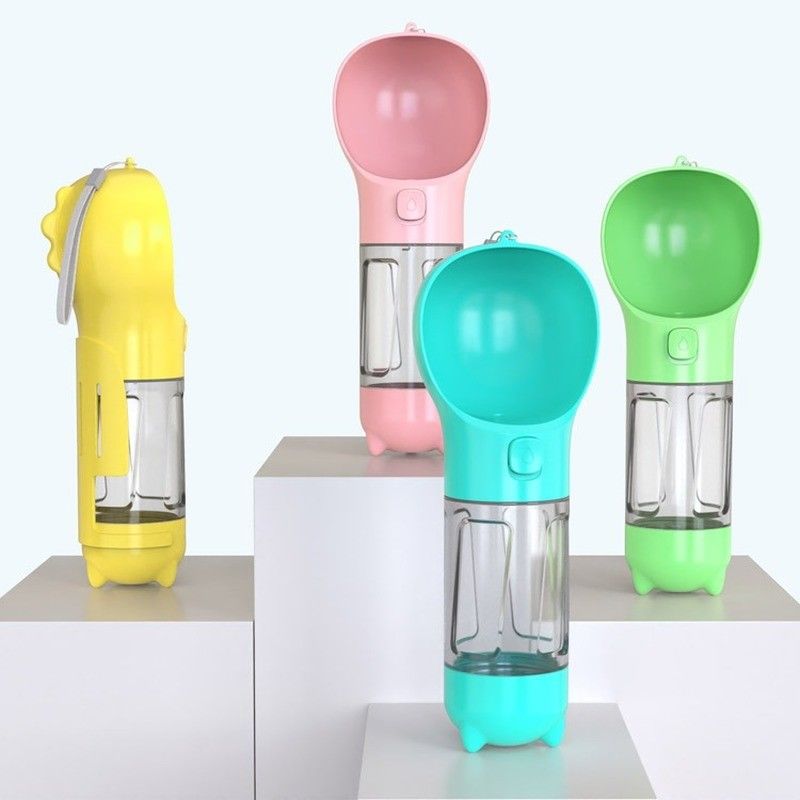 La fuite de BSCI rendent 2 dans 1 distributeur de l'eau de chiot de bouteille d'eau de chien avec la pelle résistants à dunette
