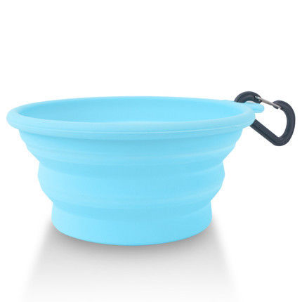 Cuvette pliante de Cat Food Water Custom Dog de cuvette de l'eau de chien de silicone de Hallupets