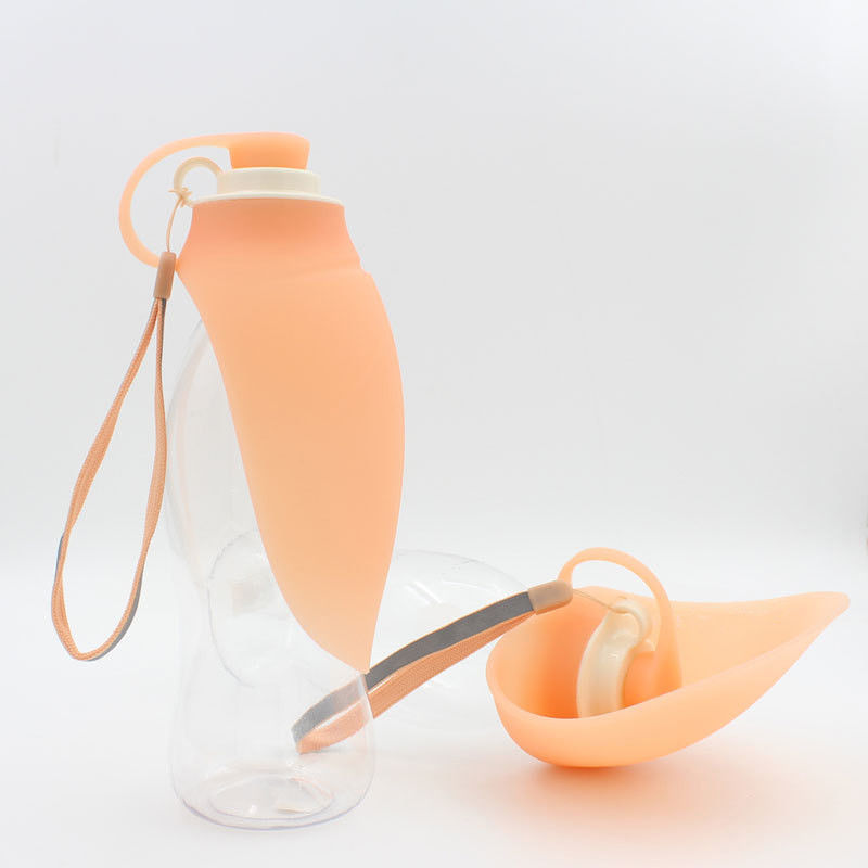 bouteille de distributeur de l'eau d'animal familier de preuve de fuite de feuille de 580ml 20OZ