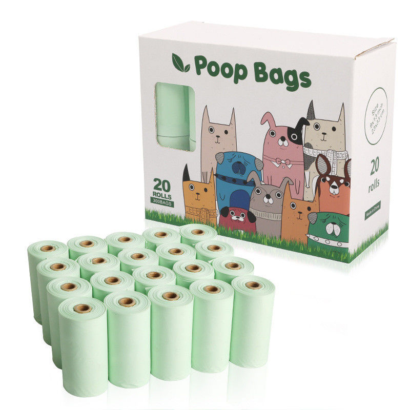 La dunette de chien de fécule de maïs de BSCI met en sac les sacs biodégradables compostables de dunette de 100%