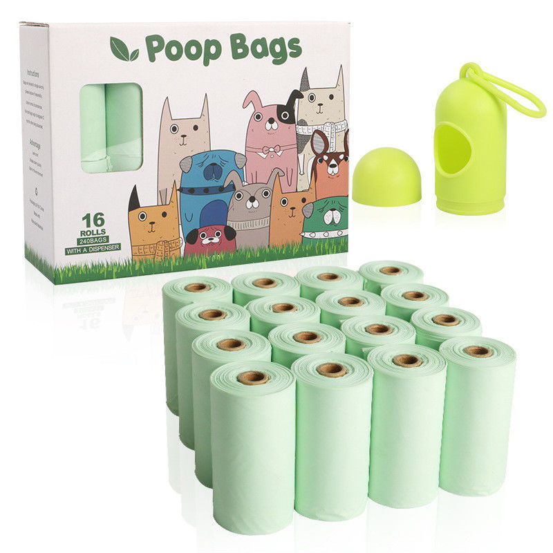 Les déchets biodégradables de chien de preuve de fuite mettent en sac avec Dispeners pour le chienchien
