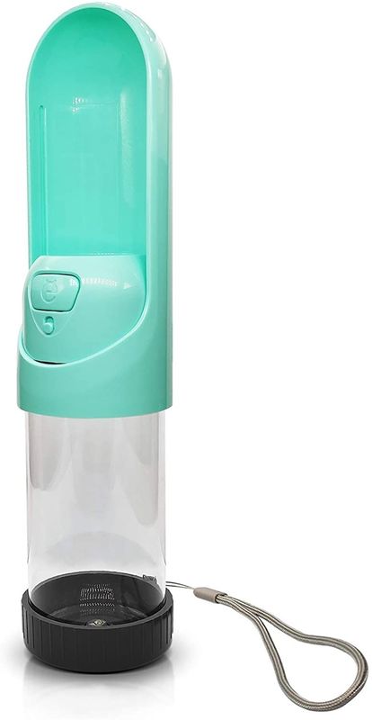 Le distributeur portatif pliable de l'eau pour l'animal familier H2O de chiens met BPA en bouteille les 10 onces libre 300ml