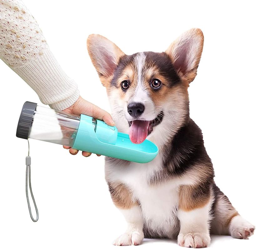 Bouteille d'eau portative pliante de chien pour la marche extérieure