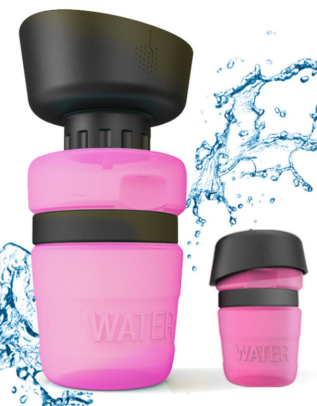 Preuve de fuite en dehors de bouteille d'eau portative de chien de compression