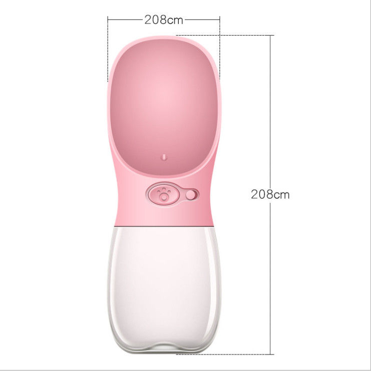 Bouteille d'eau pliable portative de chien de tasse des boissons 12-20OZ pour la marche