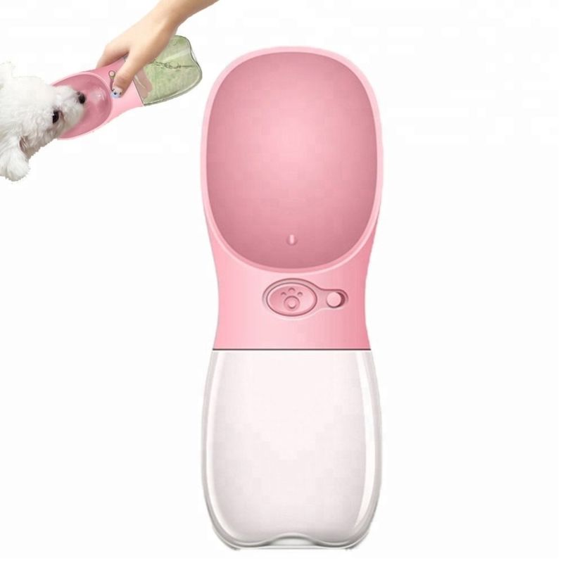 Bouteille d'eau pliable portative de chien de tasse des boissons 12-20OZ pour la marche