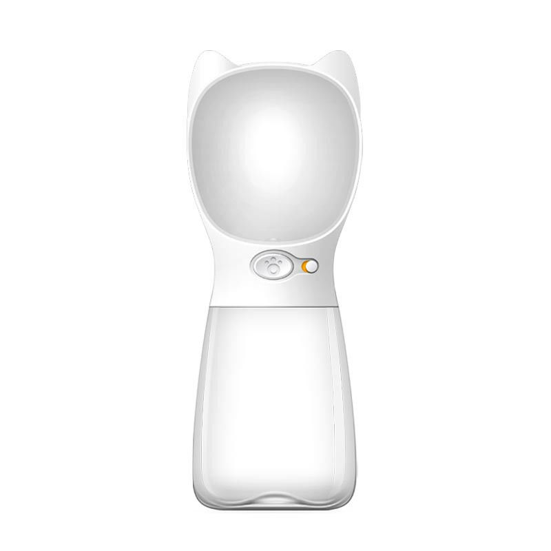 Bouteille d'eau portative d'animal familier de voyage de 480 ml pour le bouledogue de chiens