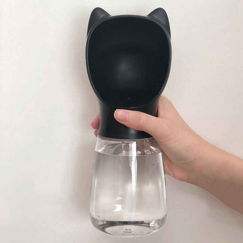 Preuve pliable de fuite de distributeur de bouteille d'eau de chien des bouledogues 17oz