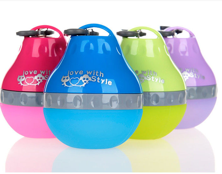 Bouteille d'eau de chien de silicone de nourriture 7 onces style d'amour de 14 onces pour de petits animaux familiers