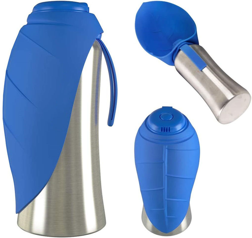 Bouteille d'eau chaude de chiot pliable de chien 18 onces