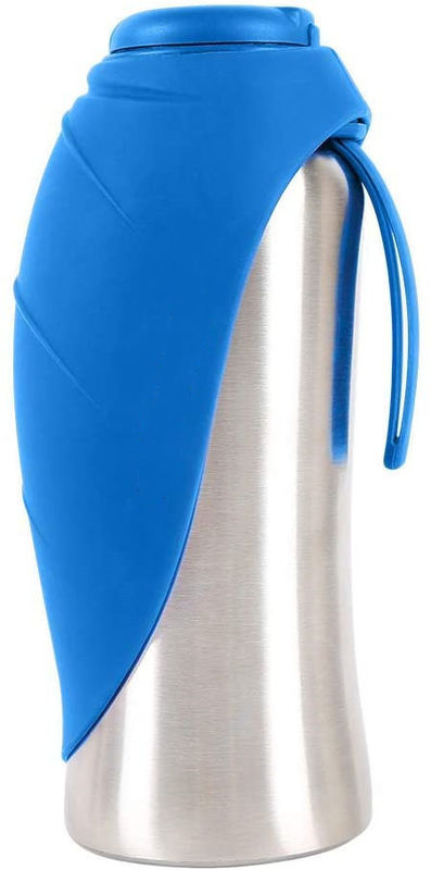 Bouteille d'eau chaude de chiot pliable de chien 18 onces
