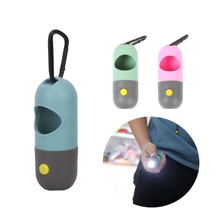 Sacs et distributeur propres de dunette de chien des déchets universels BSCI de transporteur avec des lumières de LED