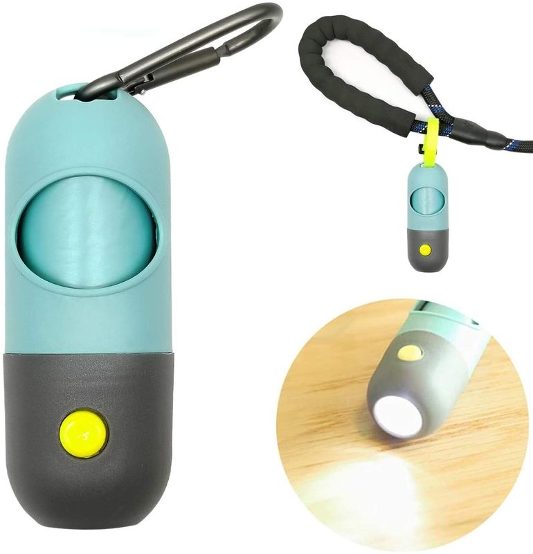 Sacs et distributeur propres de dunette de chien des déchets universels BSCI de transporteur avec des lumières de LED