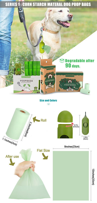 Cat Dog Poop Bag Dispenser 100% biodégradable