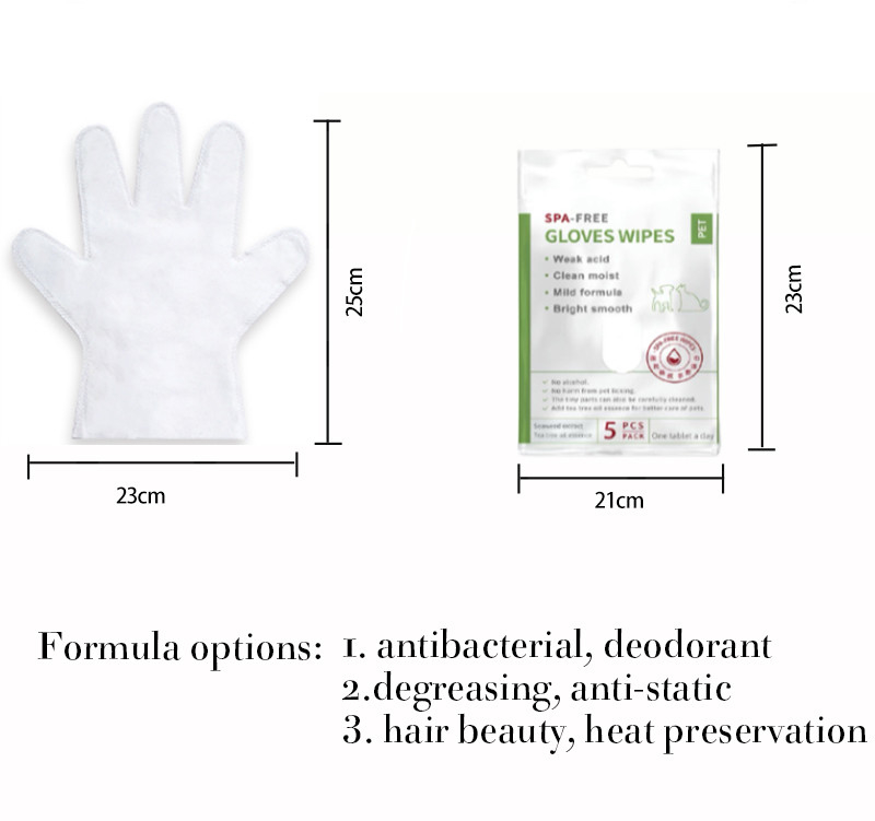 Les doigts de dents d'oreille d'oeil choient les chiffons de nettoyage commodes non tissés jetables de gants