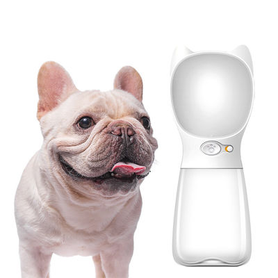 Bouteille d'eau portative d'animal familier de voyage de 480 ml pour le bouledogue de chiens